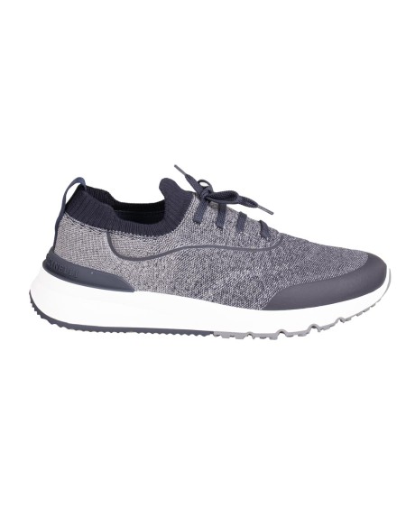 Shop BRUNELLO CUCINELLI  Scarpa: Brunello Cucinelli runners in maglia di cotone techno con termonastrature.
Chiusura con lacci piatti in cotone.
Fodera in tessuto.
Soletta estraibile.
Fondo in gomma TPU.
Composizione: 100% COTONE.
Made in Italy.. MZUEHRO342-CDY87